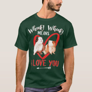 Camiseta Guiné engraçada Pig Lover para Mulheres e Homens G