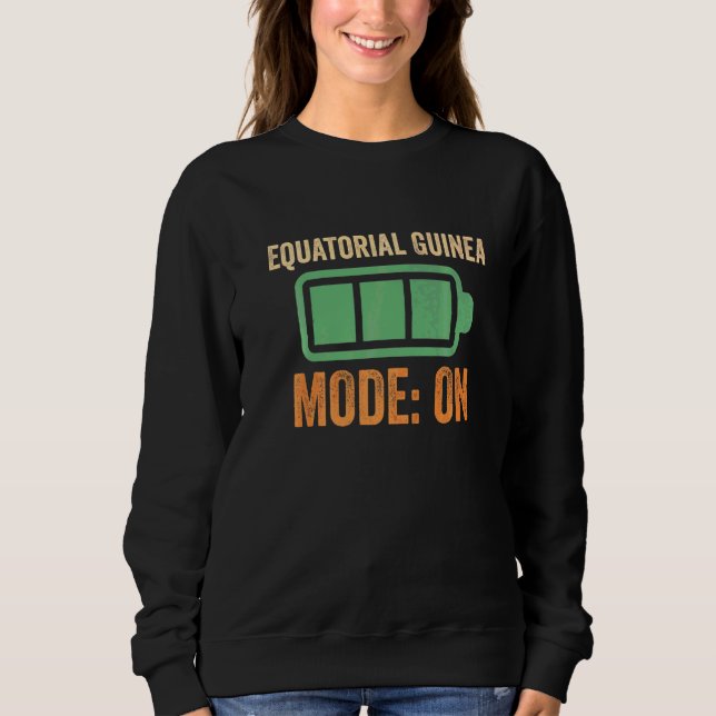Camiseta Guiné Equatorial Modo Em Bateria (Frente)