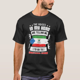 Camiseta Guiné Equatorial Na Minha Cabeça