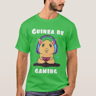 Camiseta Guiné: jogo de jogos, cobaia, citando jogador