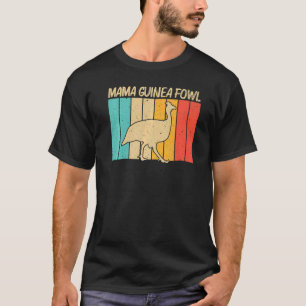 Camiseta Guiné Para Mulheres Mãe Fazenda De Galinha De Páss
