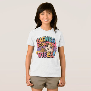 Camiseta Guiné Pig Boas Víblias Arte Colorida