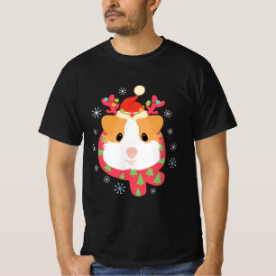 Camiseta Guiné Pig Christmas Reindeer
