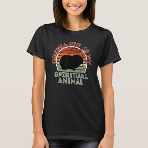 Camiseta Guiné Pig É Meu Animal Espiritual Engraçado Lo