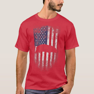 Camiseta Guiné Pig EUA Bandeira Americana 4º de julho Premi