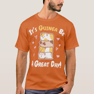 Camiseta Guiné Pig Guiné É Um Dia Excelente