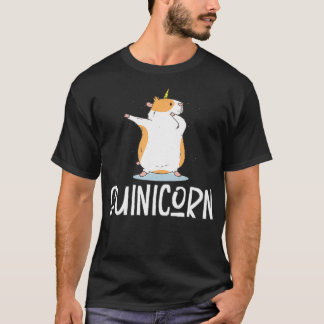 Camiseta Guiné Pig Guinicorn T Unicorn e Guiné Pig Com