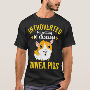 Camiseta Guiné Pig Introduzido mas disposto a discutir
