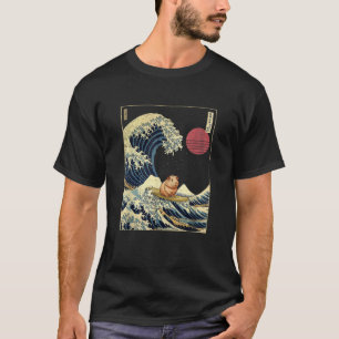 Camiseta Guiné Pig Japonês Kanagawa Acenou Anima Surf Engra