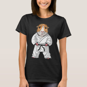 Camiseta Guiné Pig Karate Ninja Jiu-jitsu Taekwondo Martia