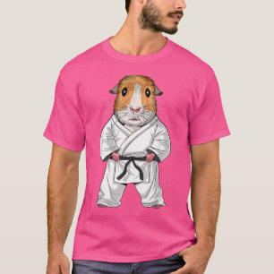 Camiseta Guiné Pig Karate Ninja Jiu-Jitsu Taekwondo Martia