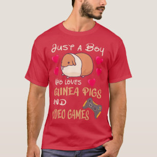 Camiseta GUINÉ PIG Love Guiné Pigs and Videos games (2)