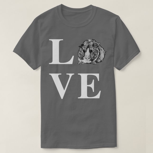 Camiseta Guiné Pig Love T (Frente do Design)