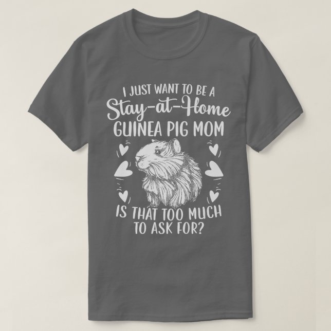 Camiseta Guiné Pig Mãe Cavy Lover (Frente do Design)