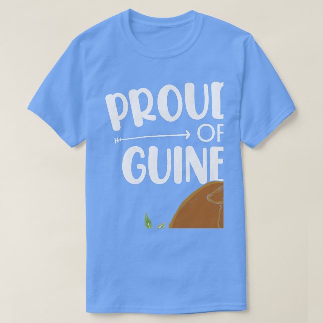 Camiseta Guiné Pig Mãe, Cute Cavy 439 (Frente do Design)