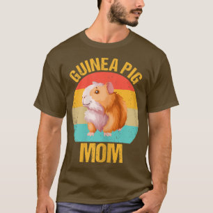 Camiseta Guiné Pig Mãe - Mãe Engraçada Guiné