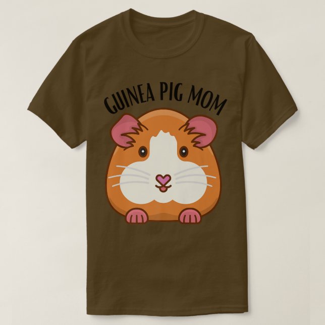 Camiseta Guiné Pig Mãe Mulheres (Frente do Design)