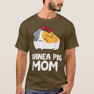 Camiseta Guiné Pig Mama Pet Guiné Pig Mãe