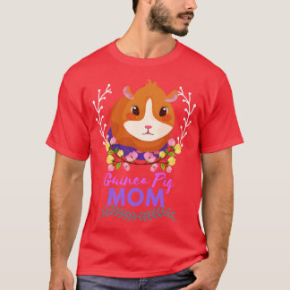 Camiseta Guiné Pig Mama Rodent Pet Animal Love Design