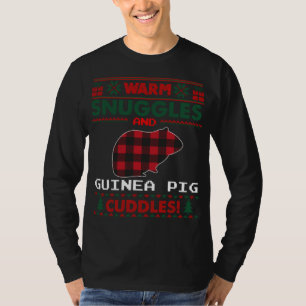 Camiseta Guiné Pig Natal Pajama Mostra Natal Feio