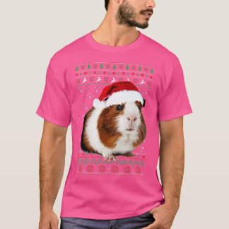 Camiseta Guiné Pig Natal Pj Figurume Pajama Guiné Pig
