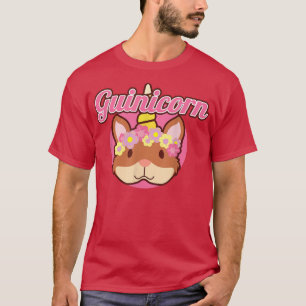 Camiseta Guiné Pig Unicorn Rodent Cavy Cavija Animais Apaix