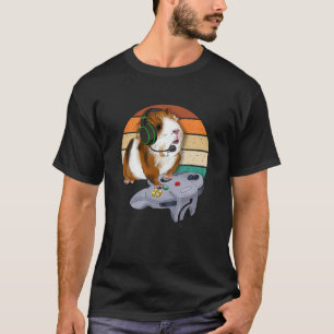 Camiseta Guiné Pig Vídeo Jogo Vida Selvagem Animal Guiné