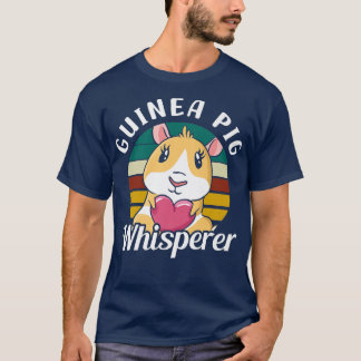 Camiseta Guiné Pig Whisperer Cute Lover Pet Animal Premium