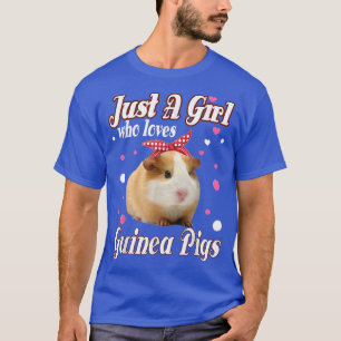 Camiseta Guiné Pigs Apenas Uma Menina Que Ama
