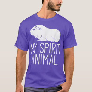 Camiseta Guiné Porco Meu Espírito Animal Hamster Pet Lover
