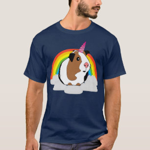 Camiseta Guiné-Porco Unicorn Cute Guiné Pig