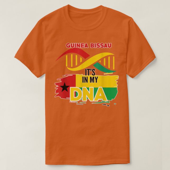 Camiseta guinea bissau in my Blood  (Frente do Design)