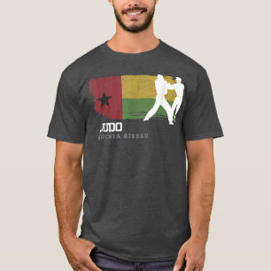 Camiseta Guinea Bissau Judo Fighter Japanese Martial Arts J