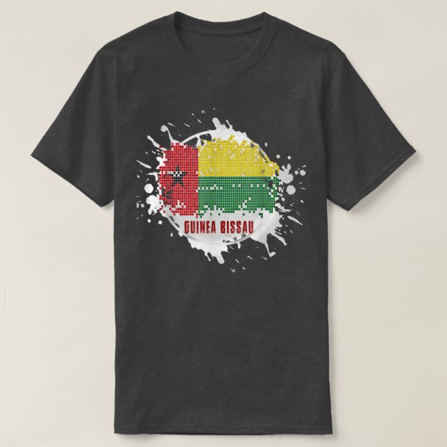 Camiseta guinea bissau Splash  (Frente do Design)