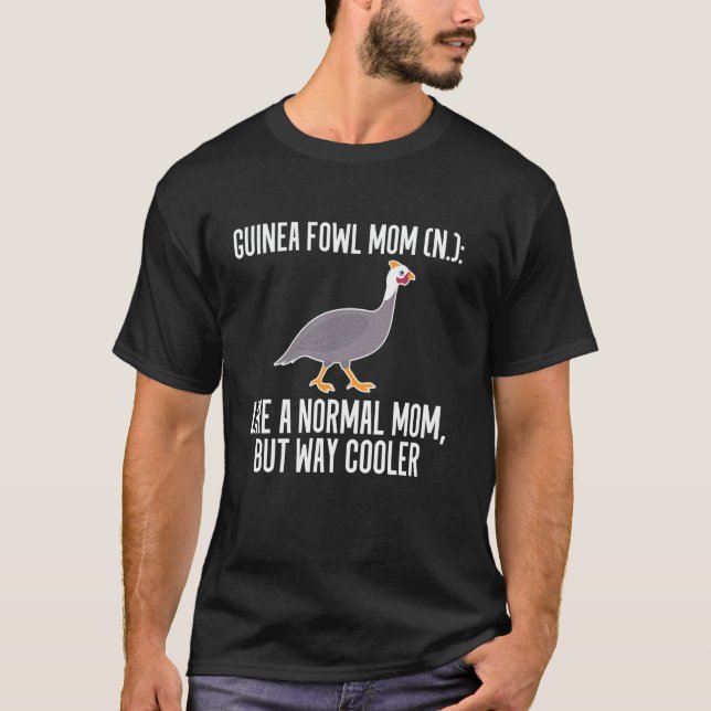 Camiseta Guinea Fowl Chicken Bird Mom Mothers Day Definitio (Frente)