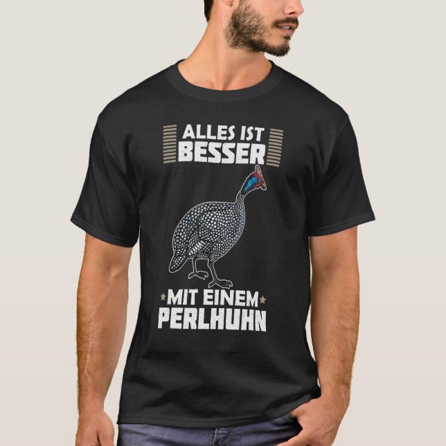 Camiseta Guinea Fowl Chicken  Breeder Poultry Saying 9 (Frente)