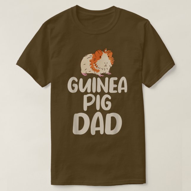 Camiseta Guinea Pig Dad  (Frente do Design)