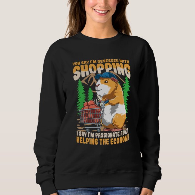 CAMISETA GUINEA PIG FOOD SHOPPING CART (Frente)