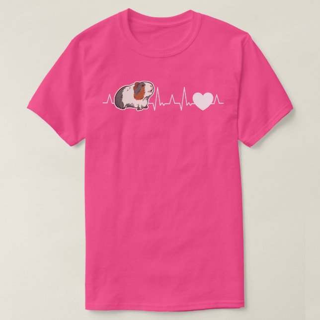Camiseta Guinea Pig Heartbeat Premium 2179  (Frente do Design)