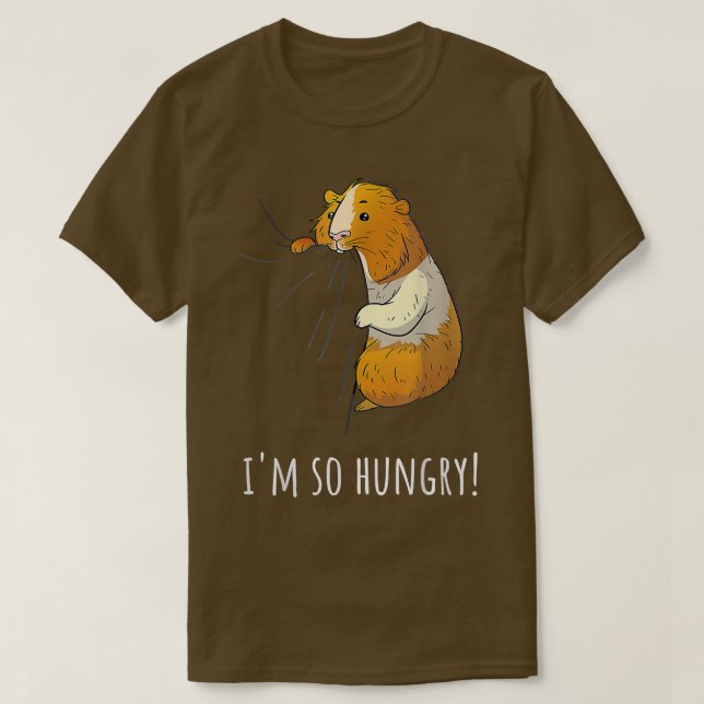 Camiseta Guinea Pig I'm So Hungry  (Frente do Design)