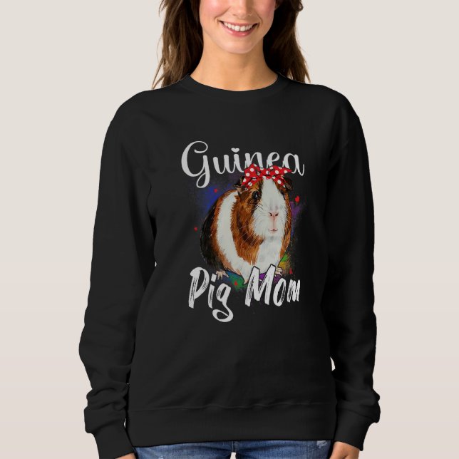 Camiseta Guinea Pig Mom Cute  Pet Owne  Guinea Pigs (Frente)