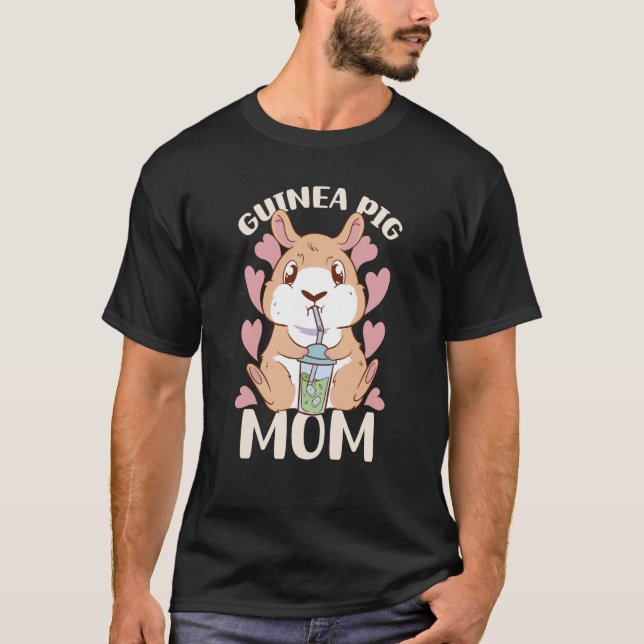 Camiseta Guinea Pig Mom Guinea Pig Guinea Pig Owner Designs (Frente)