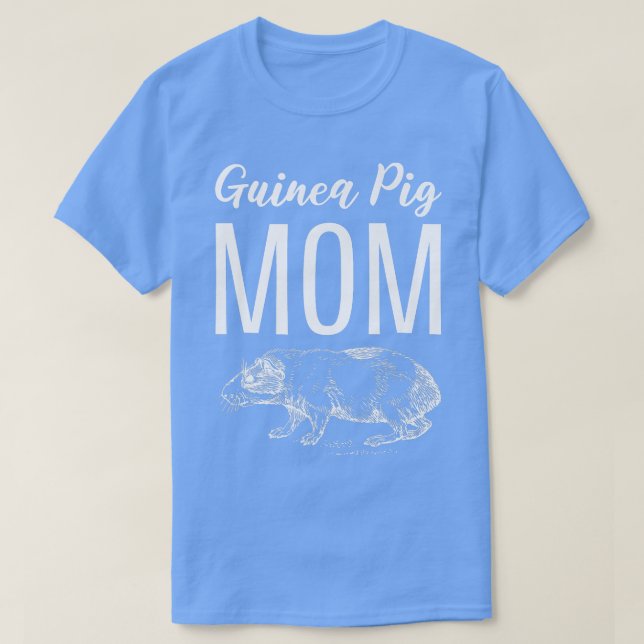 Camiseta Guinea Pig Mom Zoologist Premium 2285  (Frente do Design)