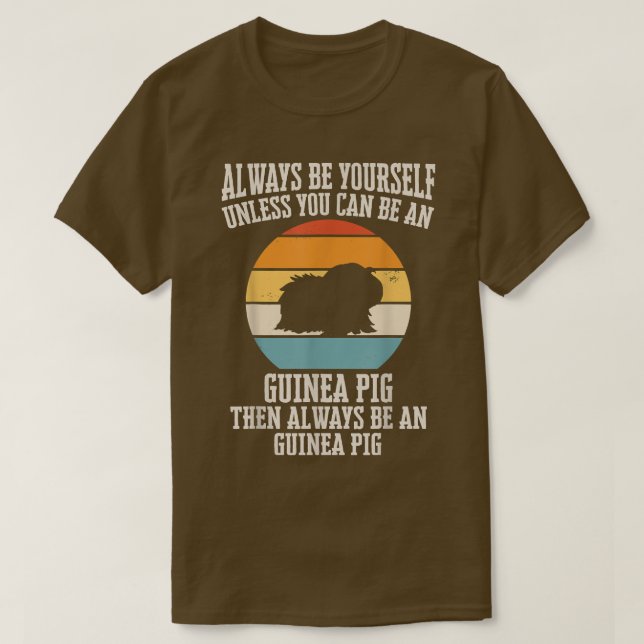 Camiseta Guinea Pig Pet Peruvian Sheba 501 (Frente do Design)