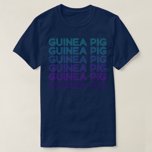 Camiseta Guinea Pig Retro Premium 2399  (Frente do Design)