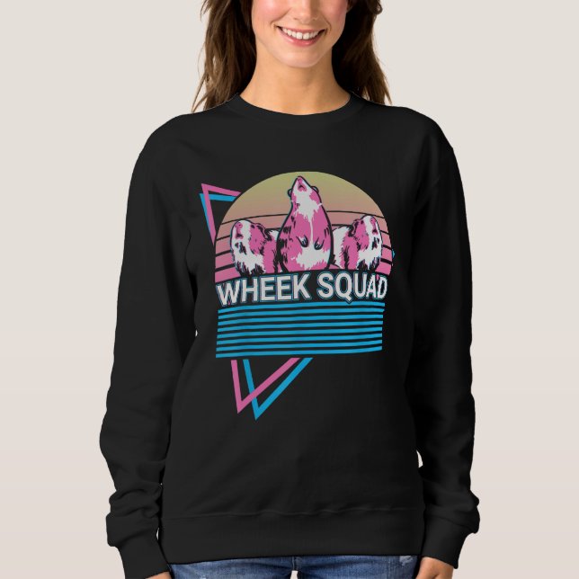 Camiseta Guinea Pig Retro Wheek Squad (Frente)