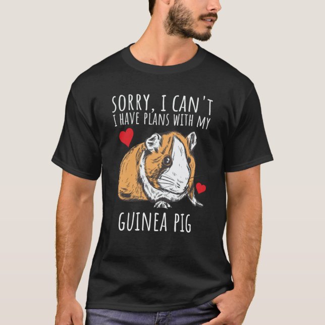 Camiseta Guinea pig saying owner (Frente)