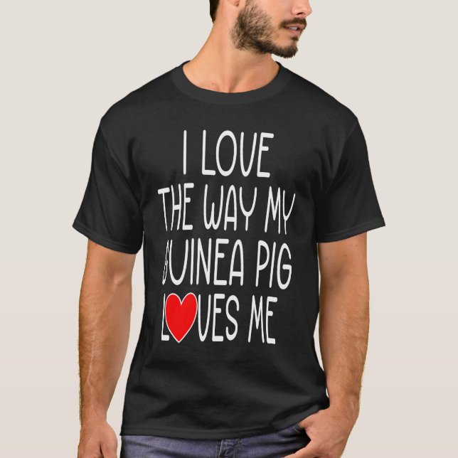 Camiseta Guinea Pig  Saying  Valentine's Day (Frente)