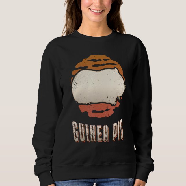 Camiseta Guinea Pig Vintage Retro Classic Animal Sunset (Frente)