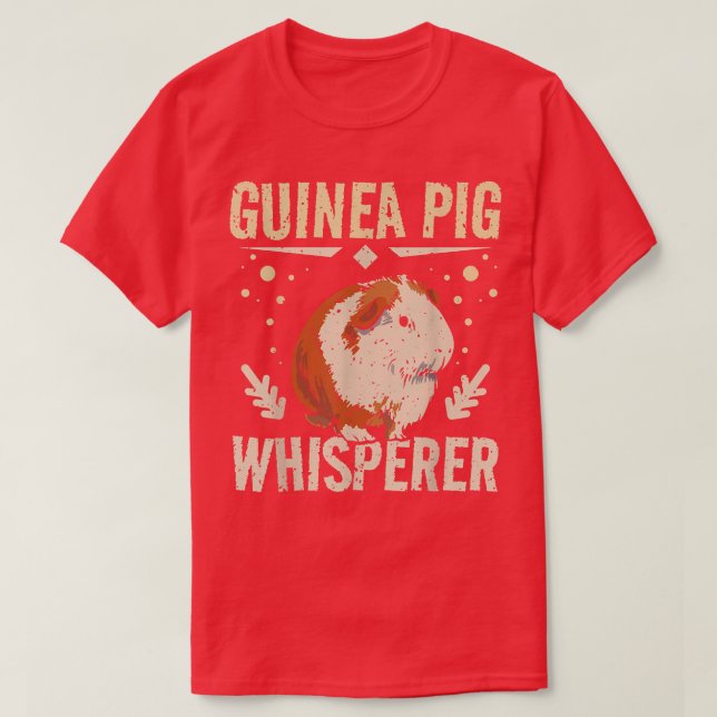 Camiseta Guinea pig whisperer 623 (Frente do Design)